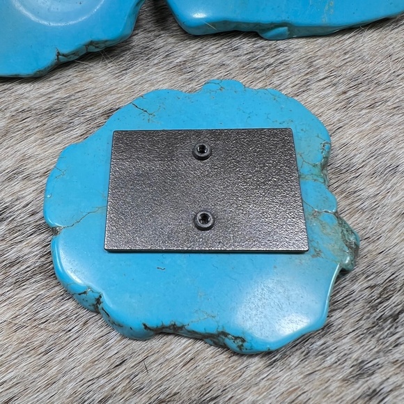 Large Genuine Turquoise Concho Lot - Picture 2 of 6